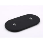 Cleanskin 10W Dual Wireless Charge Pad - Black