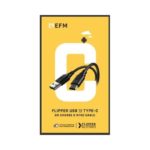 Type C Flipper cable 2m black 3