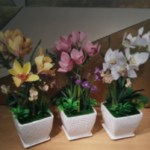 Artificial Boat Orchid Arrangement Various Colours