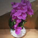 Artificial Medium Moth Orchid Arrangement Purple
