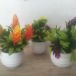 Artificial Mini Potted Coloured Plants
