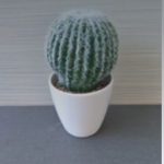 Artificial small cactus in pot various types
