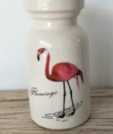 flamingo ceramic vase 3