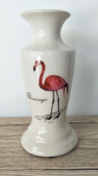 flamingo ceramic vase 4