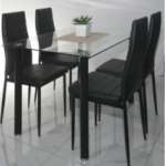 glass dining table