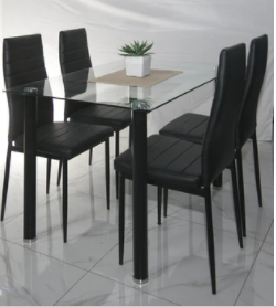 glass dining table