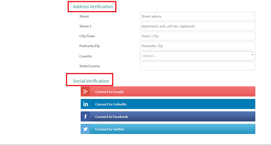 Address and Social Verification