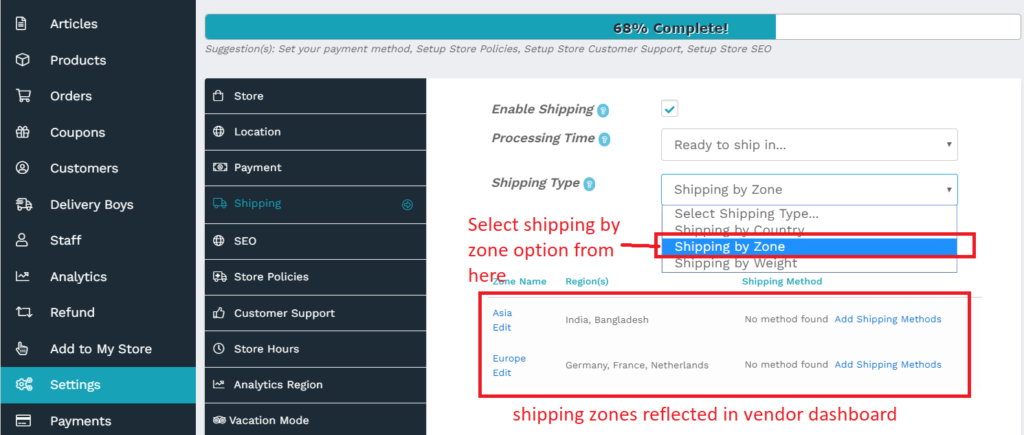 Shipping Zone 2