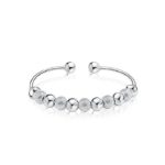 silver disco ball bracelet
