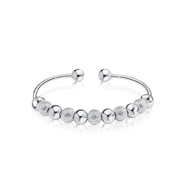 silver disco ball bracelet