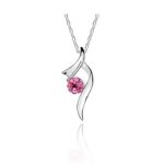 single solitaire necklace